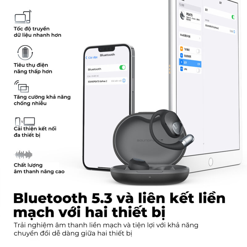 Tai nghe Bluetooth thể thao SoundPEATS Gofree 2